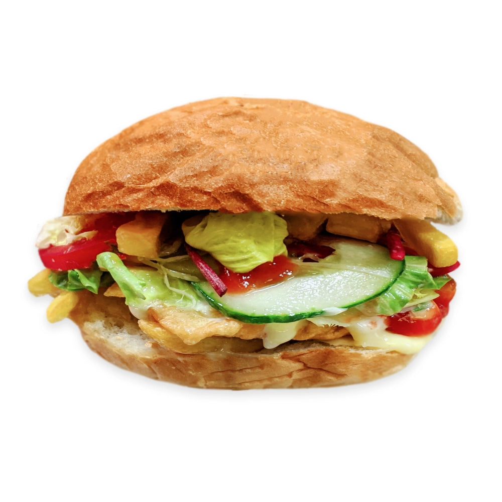 Hamburger Șnițel Piept Pui