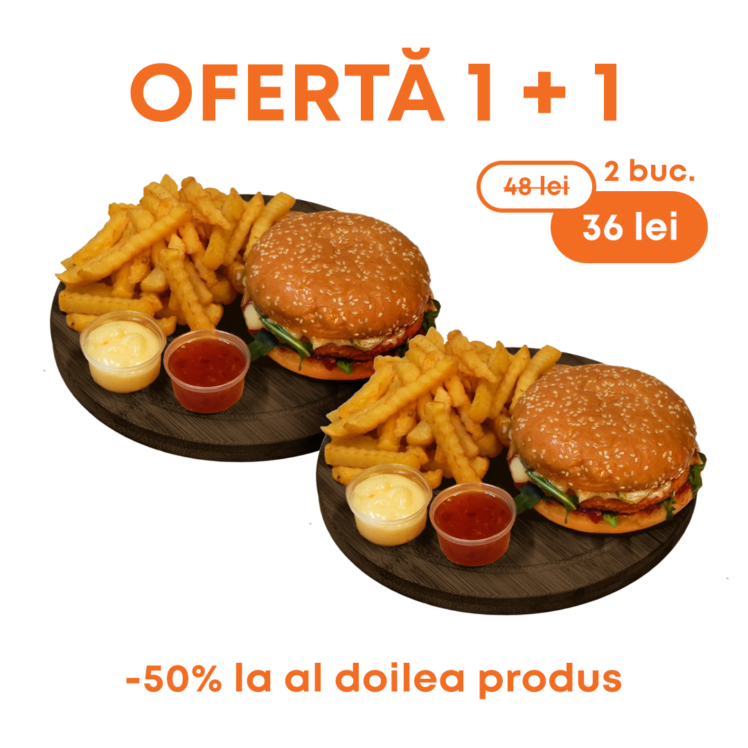 Meniu American Burger 1+1