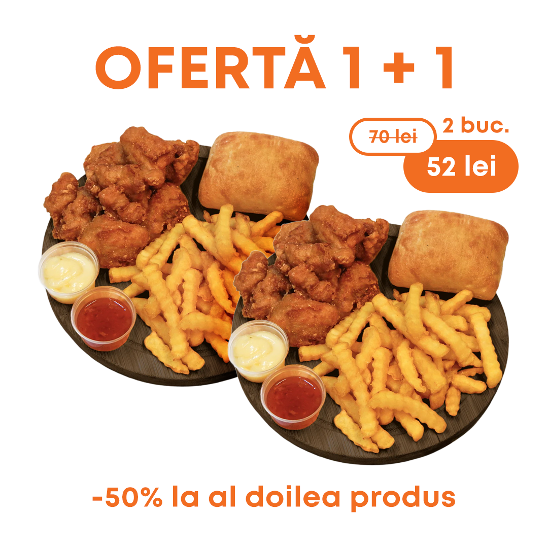 Meniu Pulpă Pui Karaage 1+1